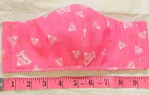 😷Handmade LIMITED Juicy Couture Face Mask thumbnail 1