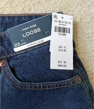 Abercrombie High-Rise Loose Jeans Curve Love thumbnail 2