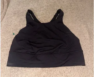 Lululemon black sports bra thumbnail 1