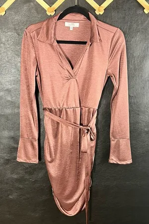 Luana Brown‎ Jersey Ruched Dress Size XS thumbnail 1