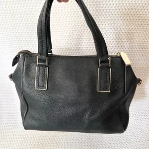 Kate Spade Small Top Zip Alena Black Leather Satchel Shoulder Bag Tassel Fob thumbnail 6