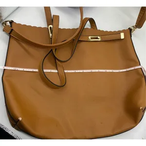 Unbranded camel brown faux leather classic tote thumbnail 7