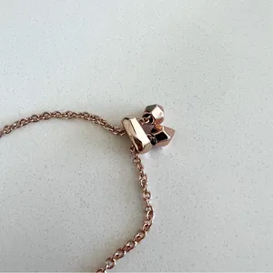 Kendra Scott Elaina Rose Gold Adjustable Chain Bracelet NWT thumbnail 3