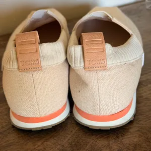 TOMS‎ Alpargata Resident Women 8 Peach Beige Knit Slip On Sneaker Minimalist thumbnail 9