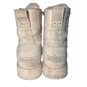 Sorel LENNOX™ Lace Cozy Booties Beige Winter Ankle Boots Biker Waterproof Size 9 thumbnail 9