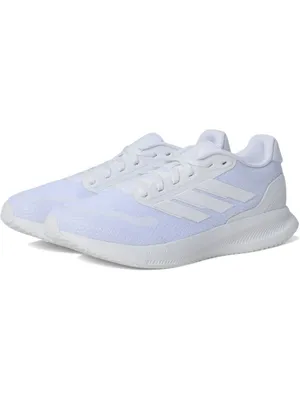 Adidas Run Falcon 5 Running Shoes Triple White-Cloud White Mens Size 10 NIB thumbnail 7
