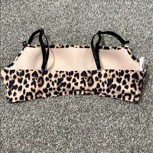 Victorias Secret Cheetah Print Lined Bandeau Super Soft Bra thumbnail 3