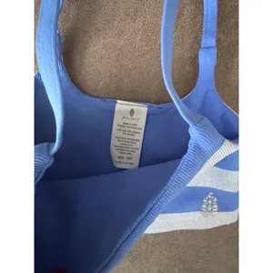 Free People Movement Tighten Up Reversible Bra Blue Combo Striped XS/S NEW thumbnail 5