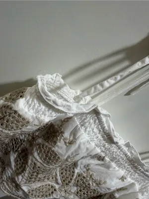 Illa Illa White and Tan Pattern Tiered Maxi Skirt and Top Set thumbnail 12