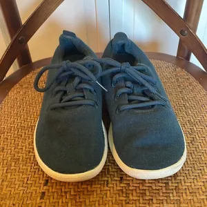 AllBirds navy blue wool running shoes size 8 thumbnail 3