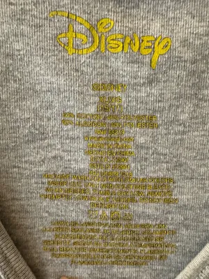 Disney Gray Tank Top with Mickey Mouse XL thumbnail 5
