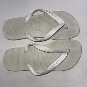 Havaianas Top White Classic Foam Outdoor Water Summer Thong Sandal Flip Flops 6 thumbnail 2
