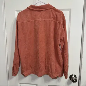 Amazon peach colored button down shirt thumbnail 2