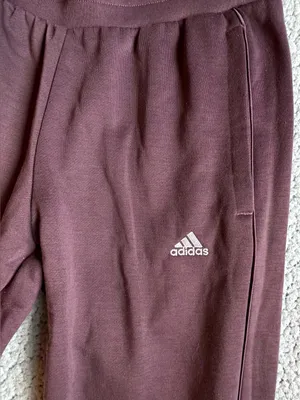 ADIDAS Relaxed Fit Fleece Tapered Active Jogger Pants Shadow Fig Purple XS thumbnail 3