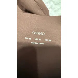 Oysho Womens High Waisted Activewear Leggings Brown Size Medium Full Length thumbnail 4