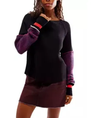 NWT We The People Free People Mod About You Cuff Raglan In Size small thumbnail 1
