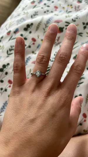 Pear-Shaped Pandora Diamond Ring thumbnail 4