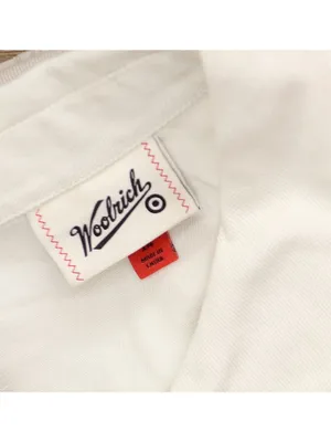 Woolrich X TGT Short Sleeve Denim Western Jumpsuit 94611513 Cream Off White 14 thumbnail 3