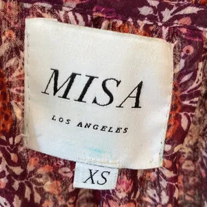 MISA Los Angeles Yesenia‎ Mini Dress Floral Tassle Cold Shoulder Cottagecore XS thumbnail 14