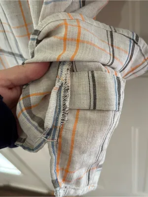 Columbia organic cotton plaid shirt M thumbnail 4