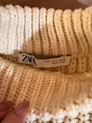 ZARA Chunky Knit Sweater Cable thumbnail 2