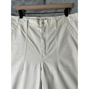 Madewell The Perfect Vintage Wide Leg Cargo Pant Utility Minimalist Size 31 thumbnail 2