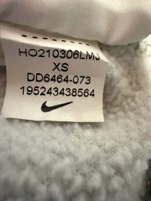 Nike Women’s Grey Hoodie XS white swoosh thumbnail 5