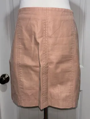 Free People Faux Suede Pink Skirt thumbnail 1