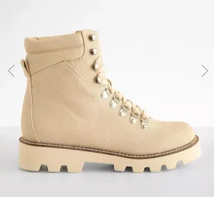 Arlene Combat Boot 6.5 Beige Tan thumbnail 4