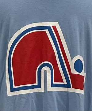 NHL Quebec Nordiques Tee Blue Size XL thumbnail 2