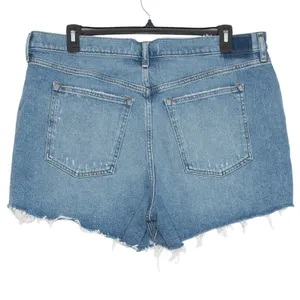 NWT Abercrombie Mom Denim Shorts High Rise Distressed Cutoff Blue 18 34 Y2K 90s thumbnail 2