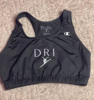 Champion Sports‎ Bra Womens Size M Racerback Black thumbnail 1