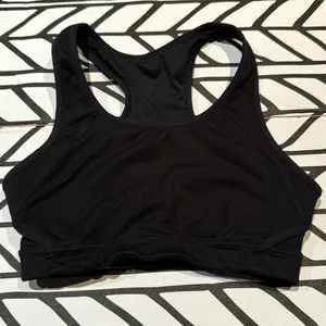Athleta Double Dare Sports Bra in Black size XS thumbnail 2