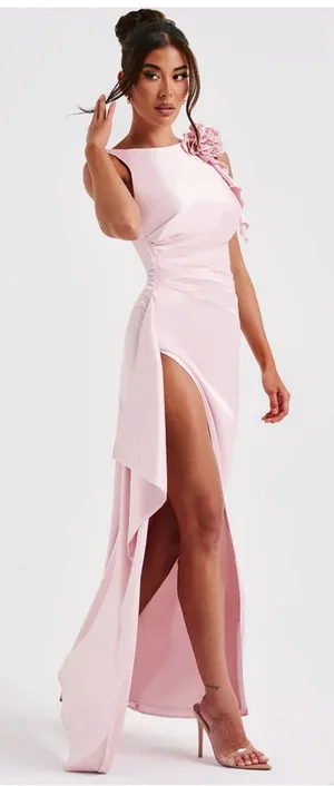 Babyboo Peggy Maxi Dress in Blush Size Medium thumbnail 1
