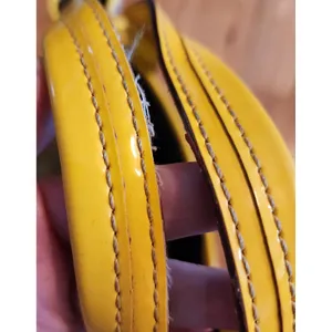 Kate Spade New York Eddie Canvas Exterior Patent Trim Striped‎ Tote Shoulder Bag thumbnail 9