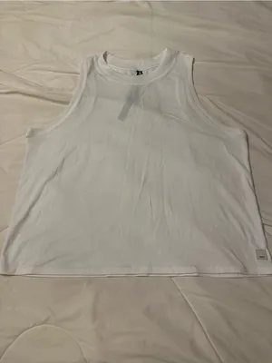 Vuori Energy Top - Classic White Sleeveless Tank Top - Size XL thumbnail 3