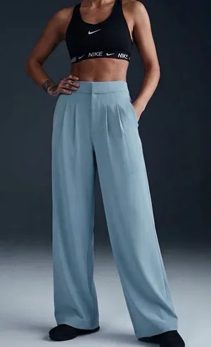 Nike Bliss Women's Dri-FIT Trousers size XS wide leg soft and comfort thumbnail 1