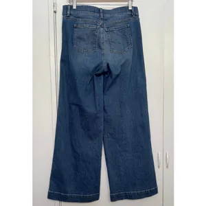 Spanx Seamed Front Wide Leg Jean in Vintage Indigo Size Large thumbnail 4