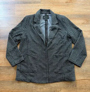 Sanctuary Black, White and Silver Tweed Blazer thumbnail 1