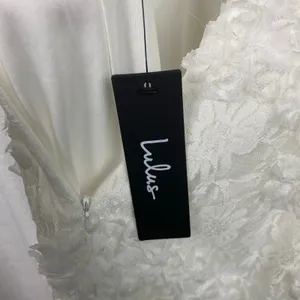 Lulus White Romantic Lace Textured Bodycon Midi Dress Sz.S NWT thumbnail 9