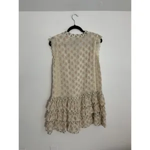 Kitsch + Pop Edition Mini Embroidered Ruffle Dress‎ size S/M thumbnail 3
