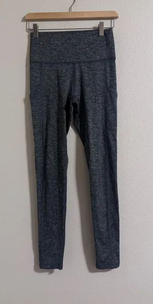 aerie Heathered Charcoal Gray leggings thumbnail 1