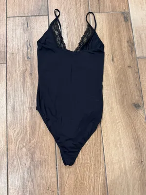 Zara Black Lace Bodysuit NWOT thumbnail 2