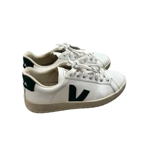 Veja Urca Sneakers White Leather Green Women’s 7 thumbnail 3