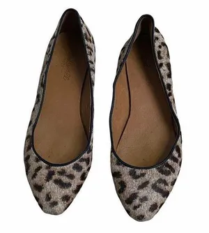Madewell Calf Hair Pointed Flat Shoes Sz 7 thumbnail 1