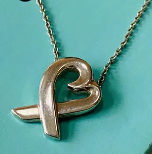 Tiffany LOVING HEART necklace 💖 thumbnail 1