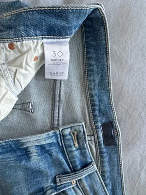 MOTHER High Waisted Rider Ankle Fray Jeans thumbnail 6