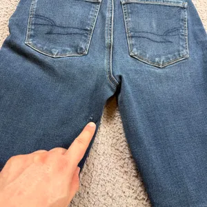 American Eagle Super Hi Rise Jegging Jeans Womens 2 Short Blue Stretch Skinny thumbnail 7