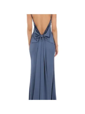 Lucy in the sky Back Bow Satin Dress thumbnail 2