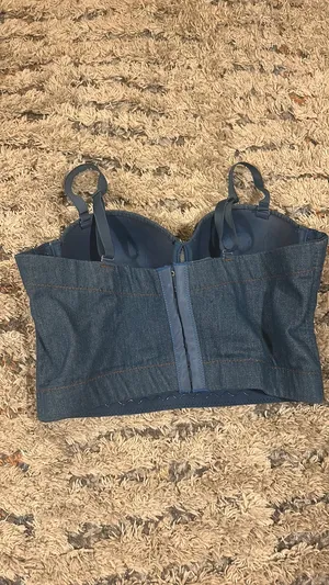 Denim Bustier Size M thumbnail 2